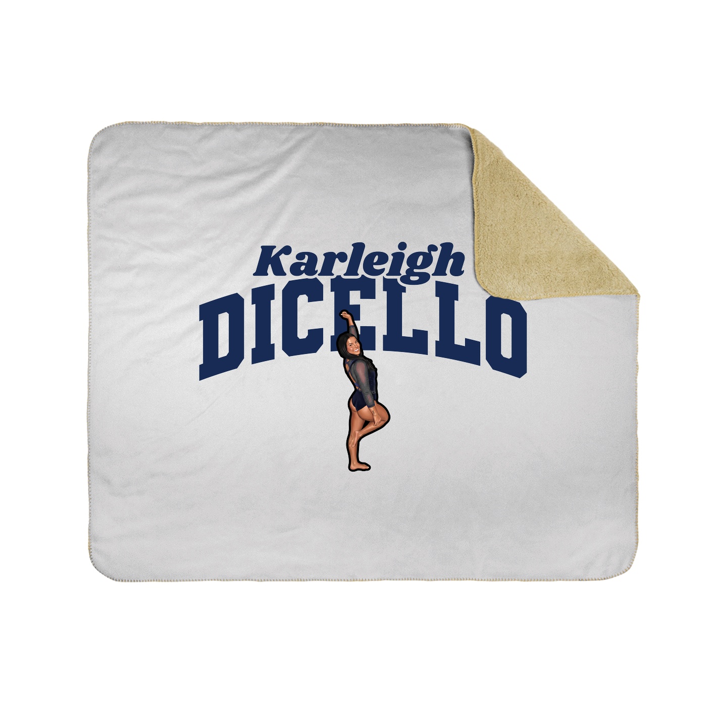 Throw Blanket — Signature Arch in White