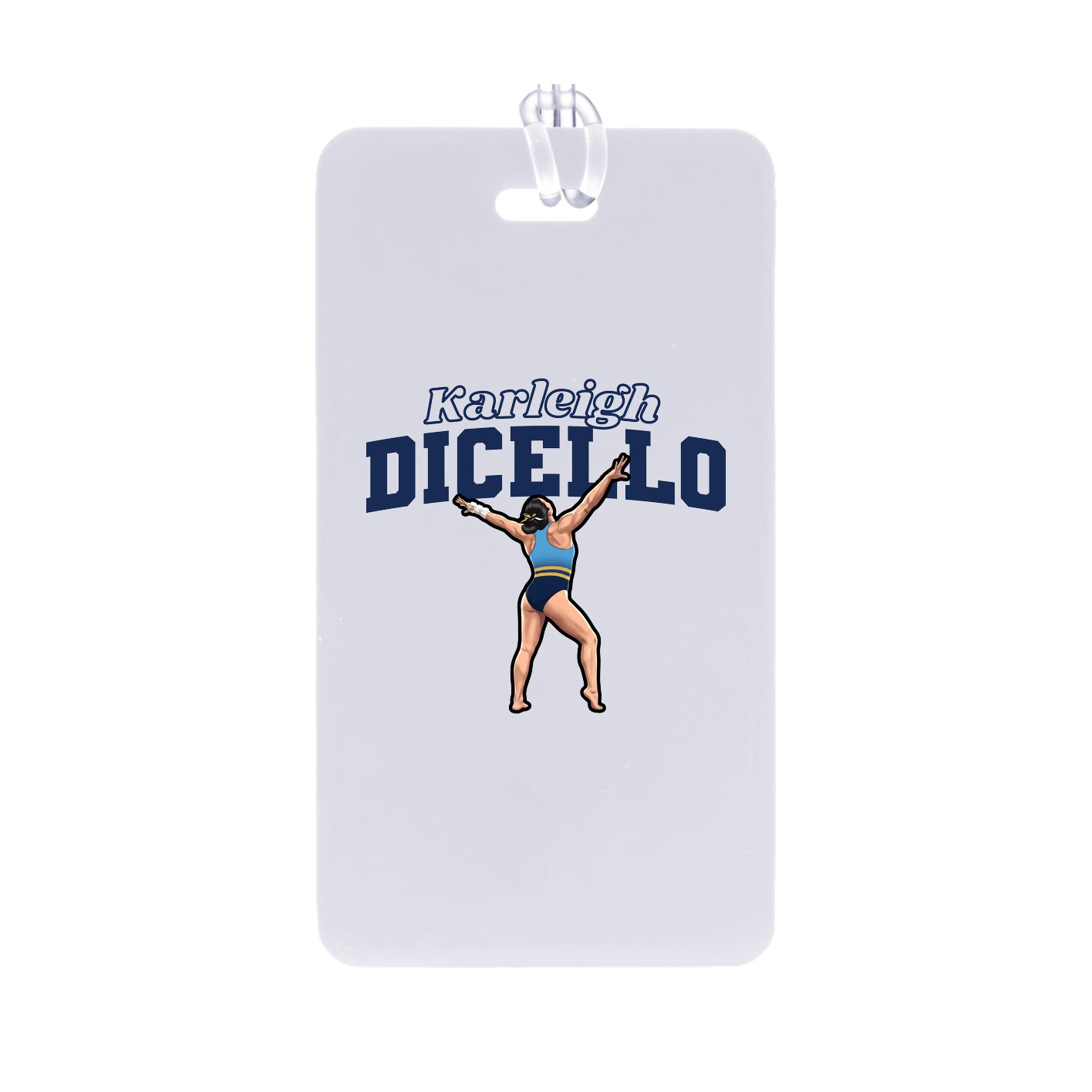 Bag Tag — Name Arch in Classic