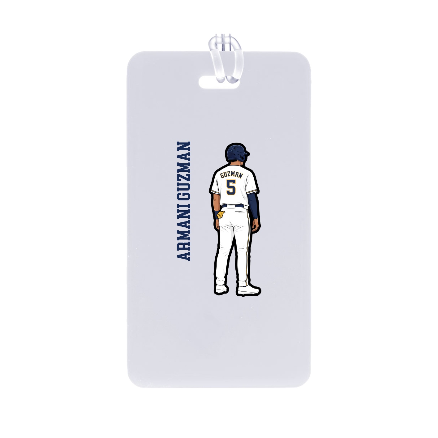 Bag Tag — Name Vertical in Classic