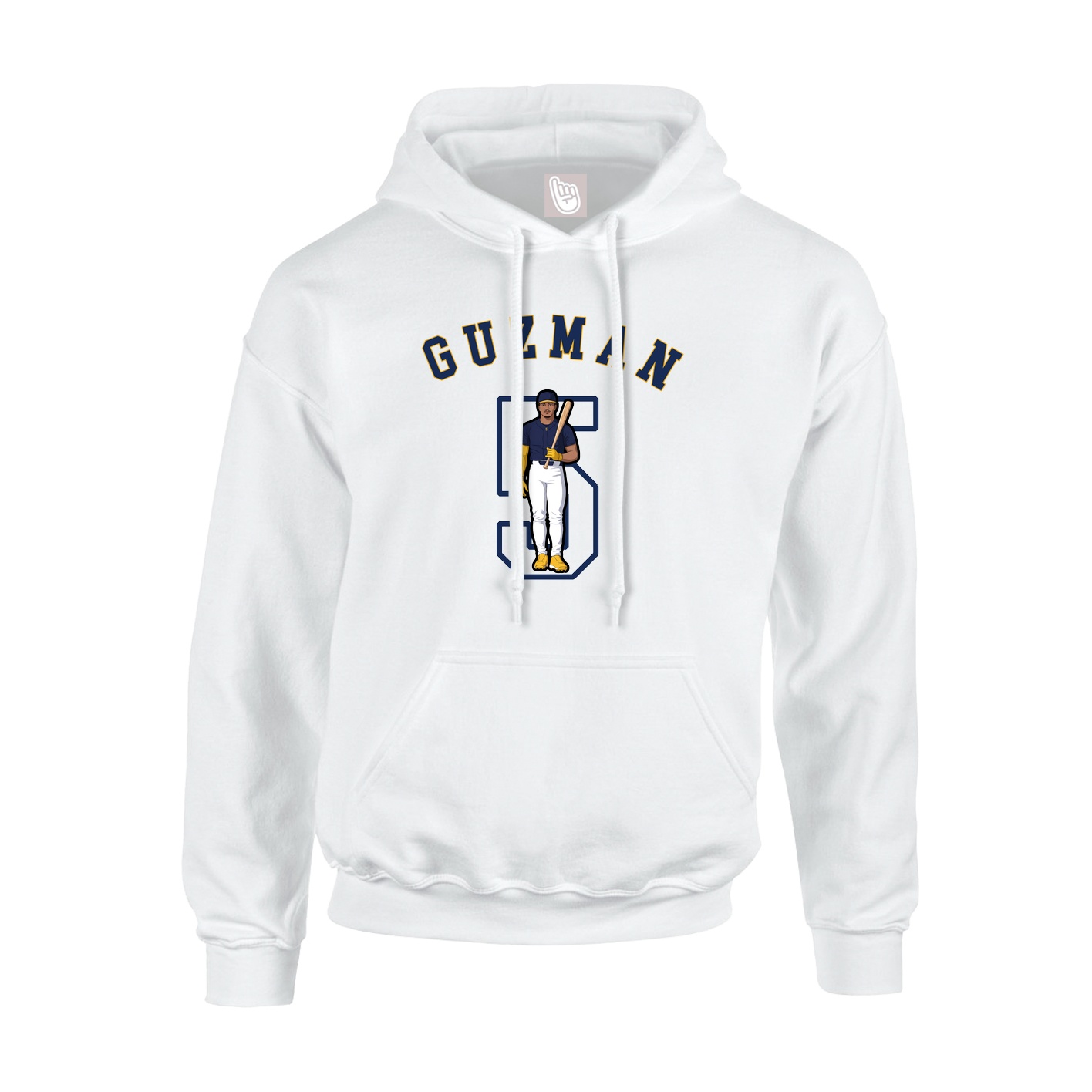 Youth Hoodie — Shirsey Arch in White