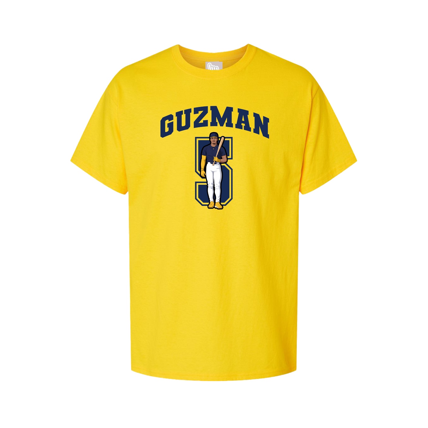 Youth Tee — Number in Gold