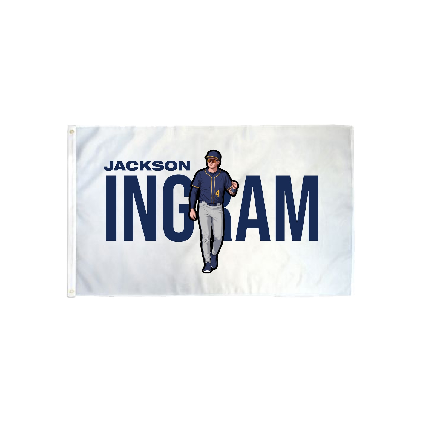 3x5 Flag — Player Name in Classic