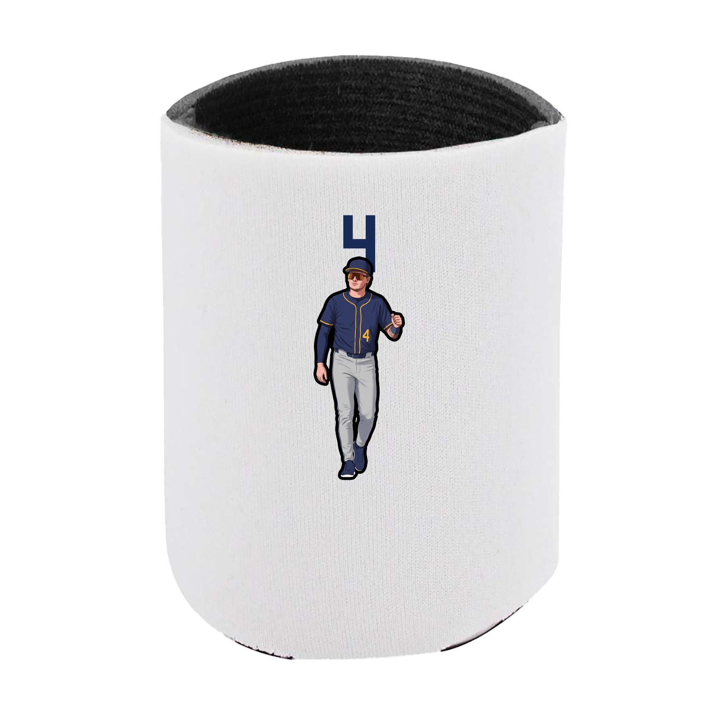 Can Holder — Number Top in White