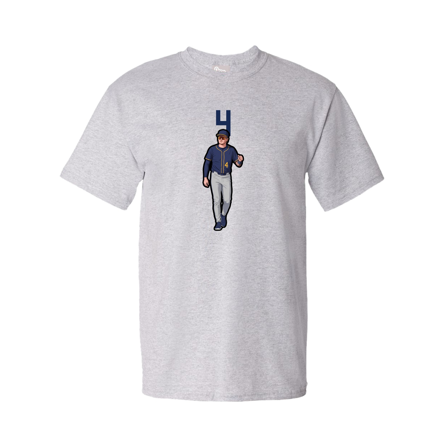 Tee — Number Top in Grey