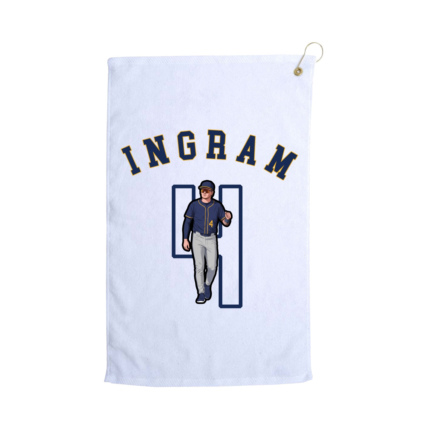 Golf Towel — Shirsey Arch in White