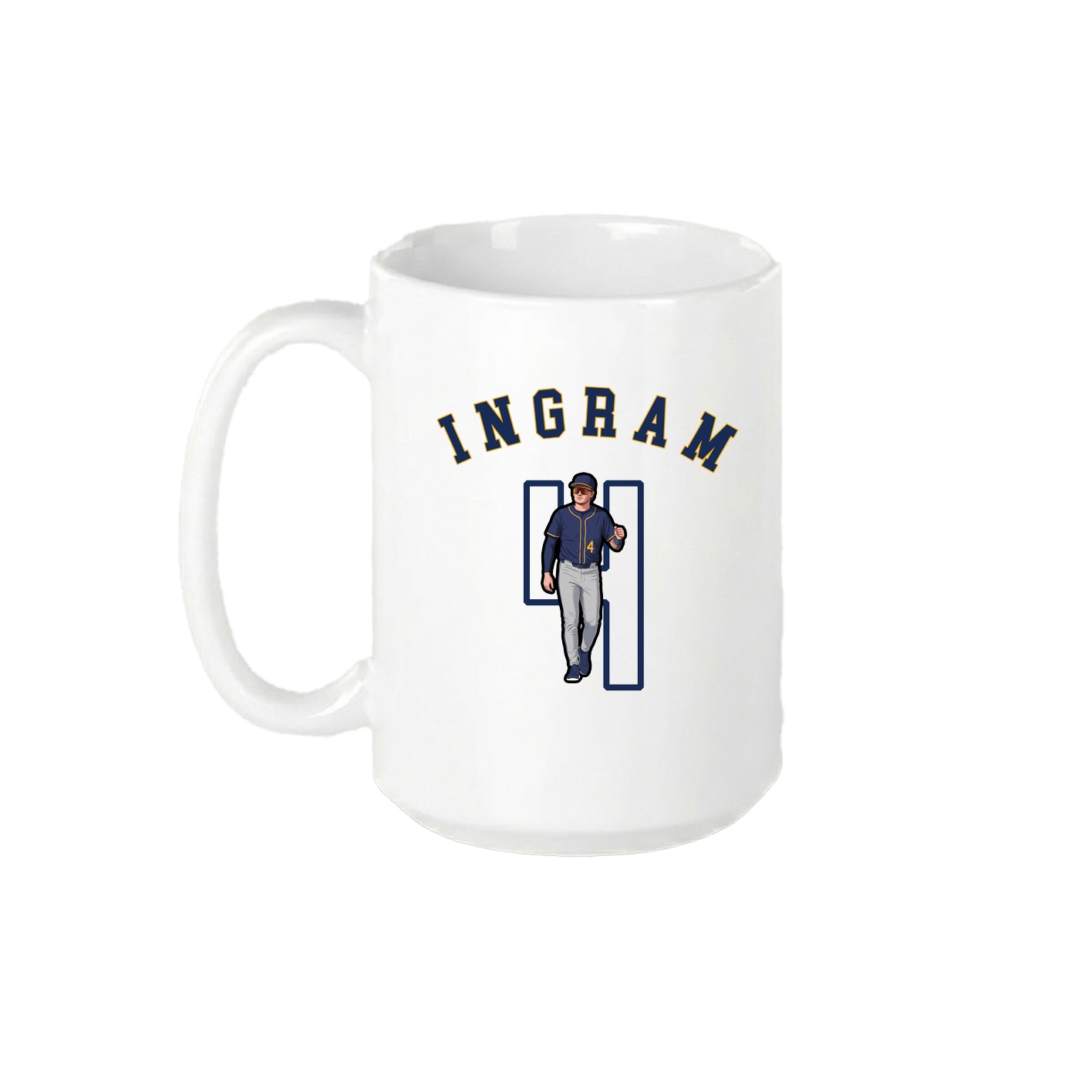 15oz Coffee Mug — Shirsey Arch in White