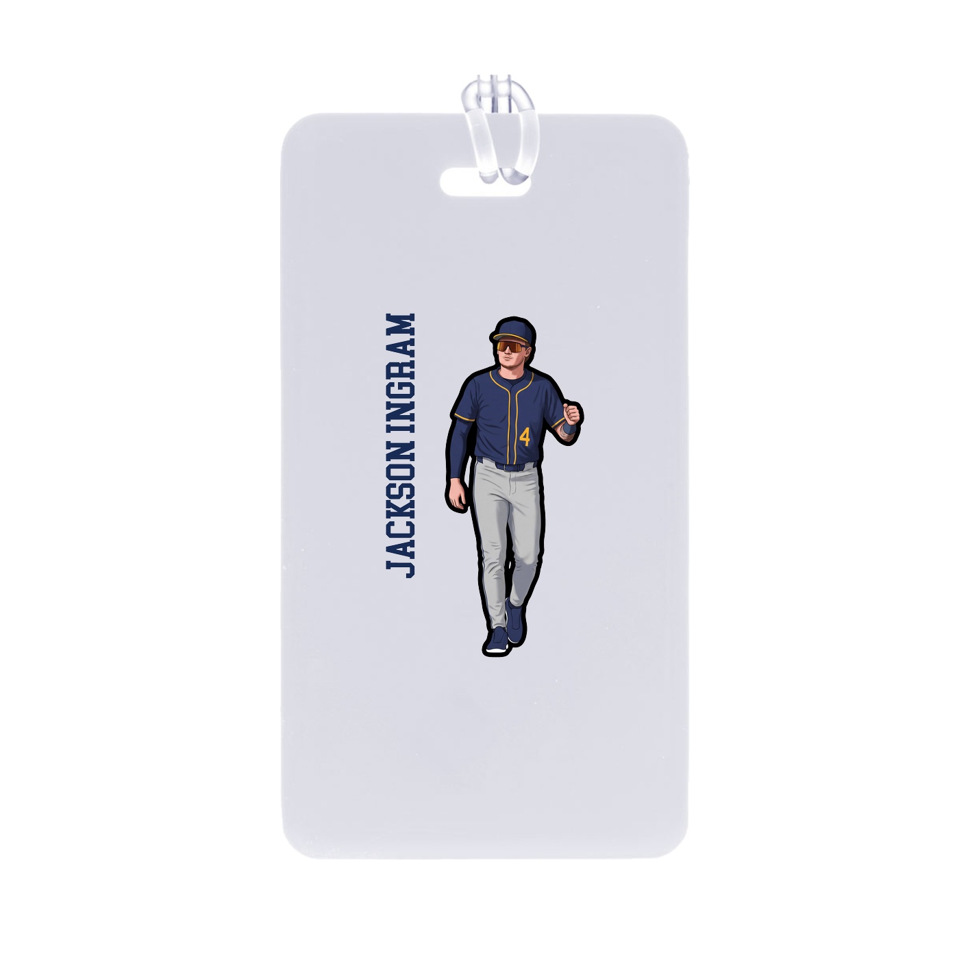 Bag Tag — Name Vertical in Classic