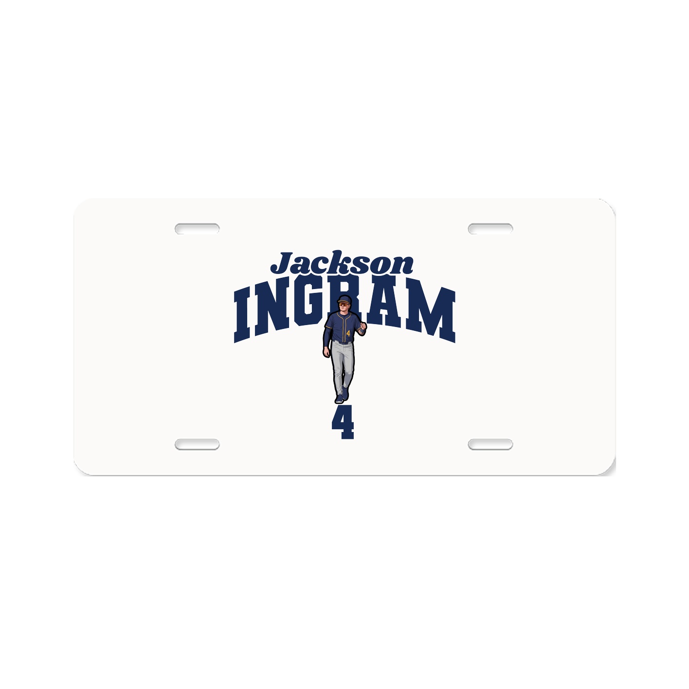 License Plate — Signature Arch in Classic