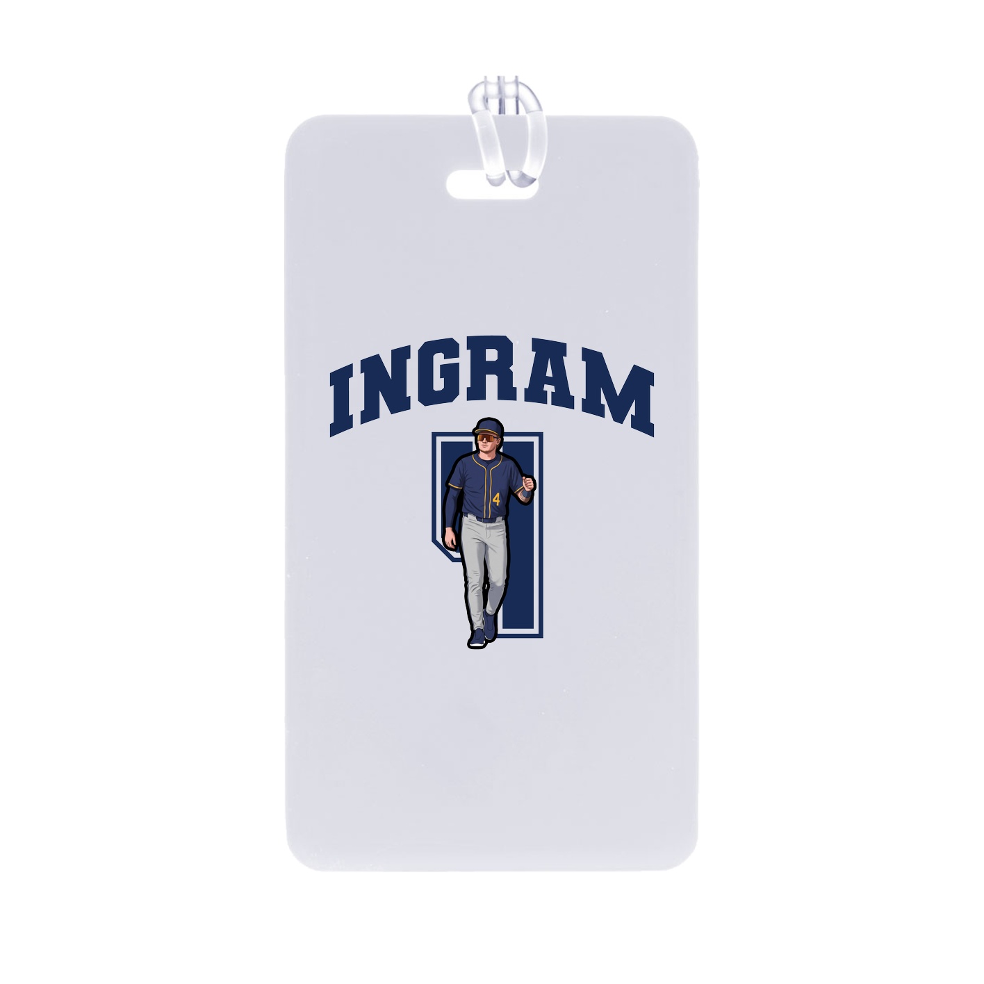Bag Tag — Number in Classic