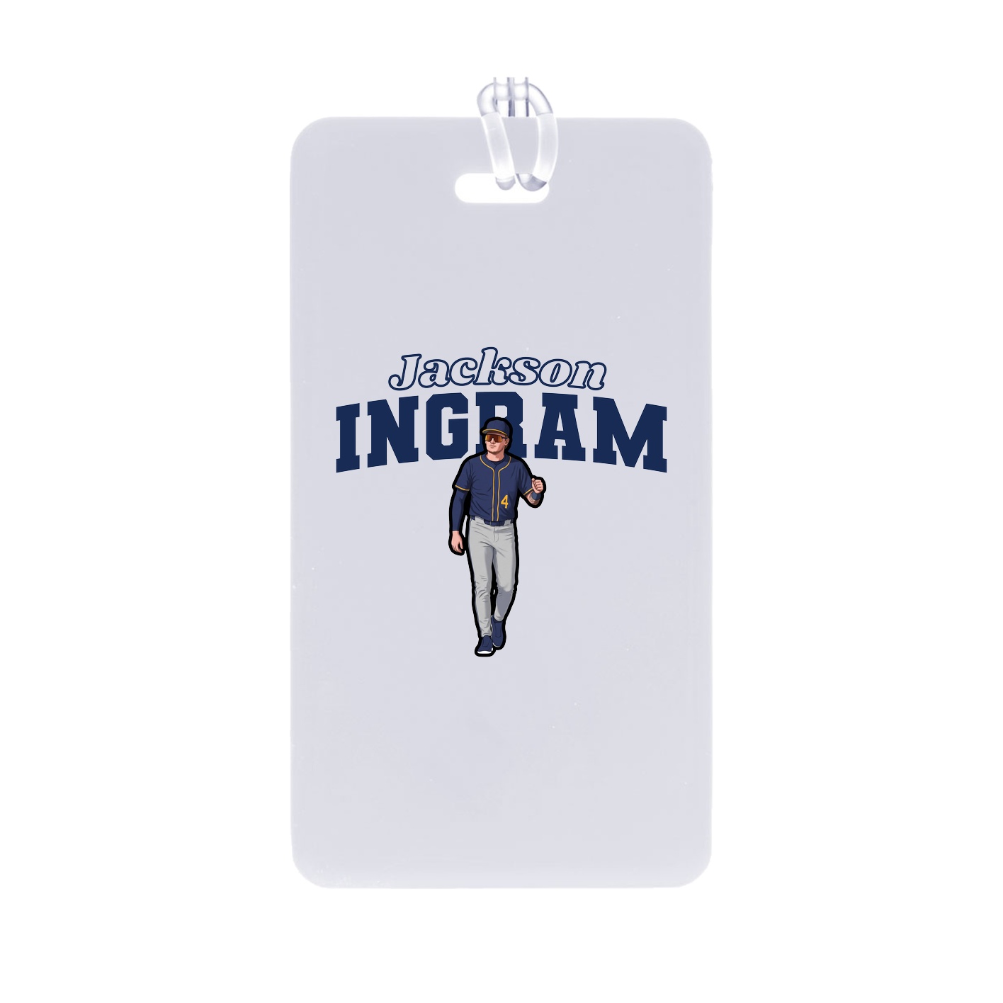 Bag Tag — Name Arch in Classic