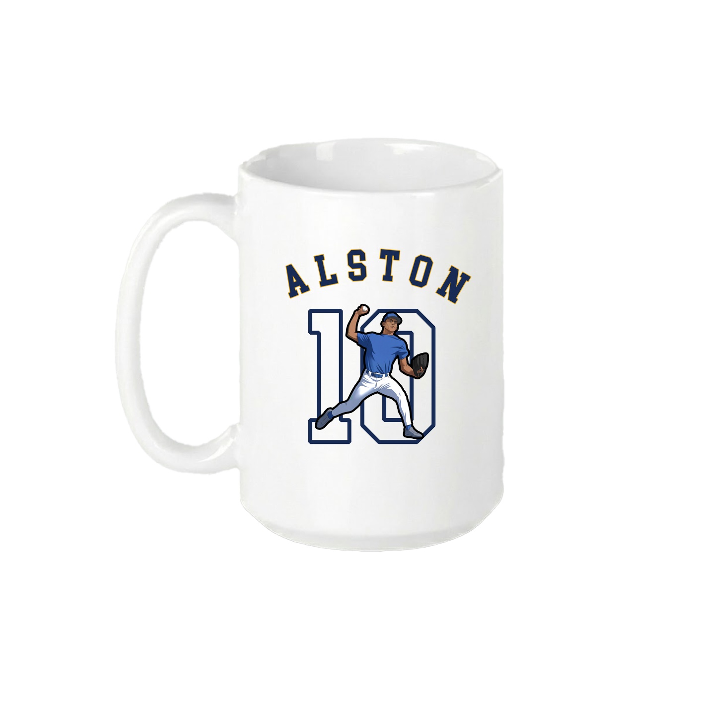 15oz Coffee Mug — Shirsey Arch in White