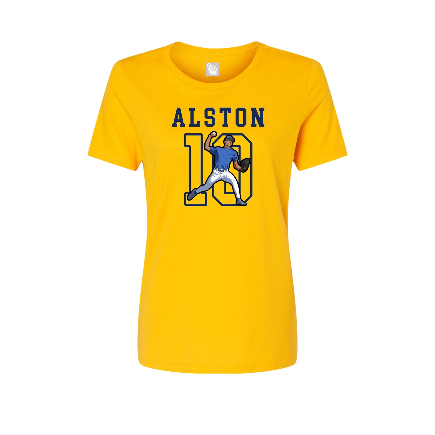 Fitted Women's Tee — Shirsey in Gold