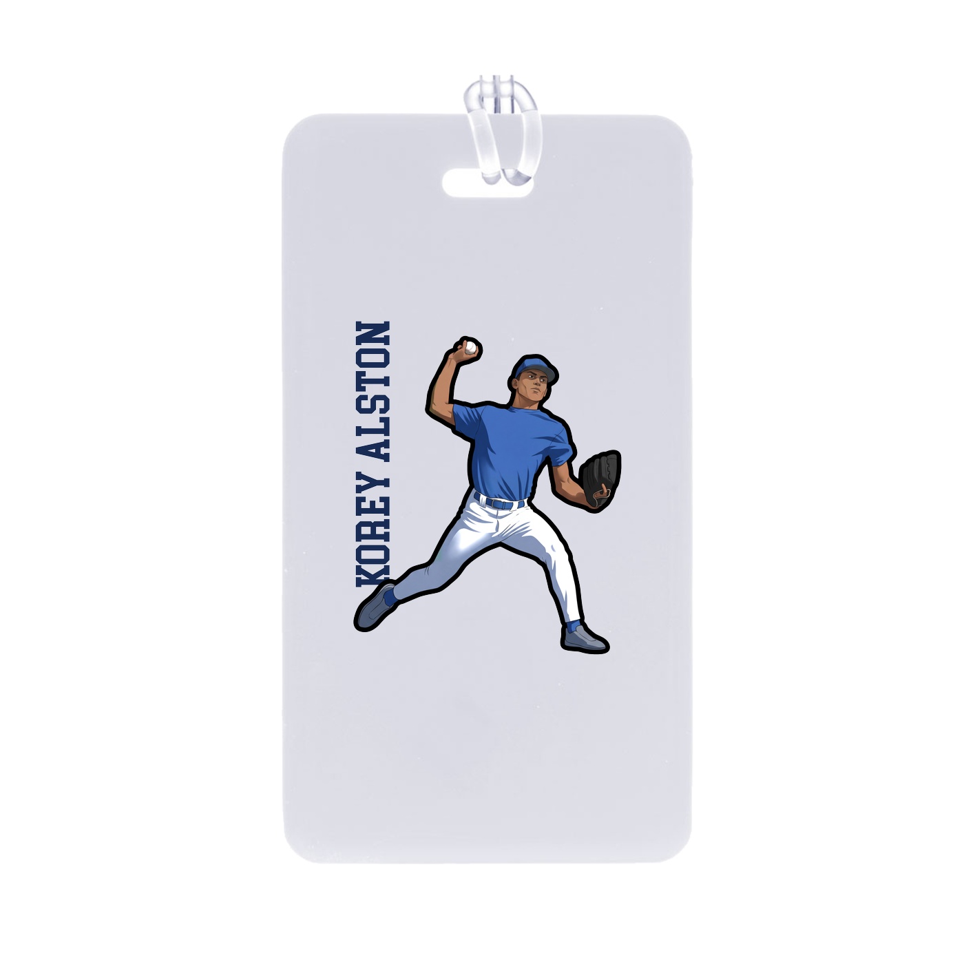 Bag Tag — Name Vertical in Classic