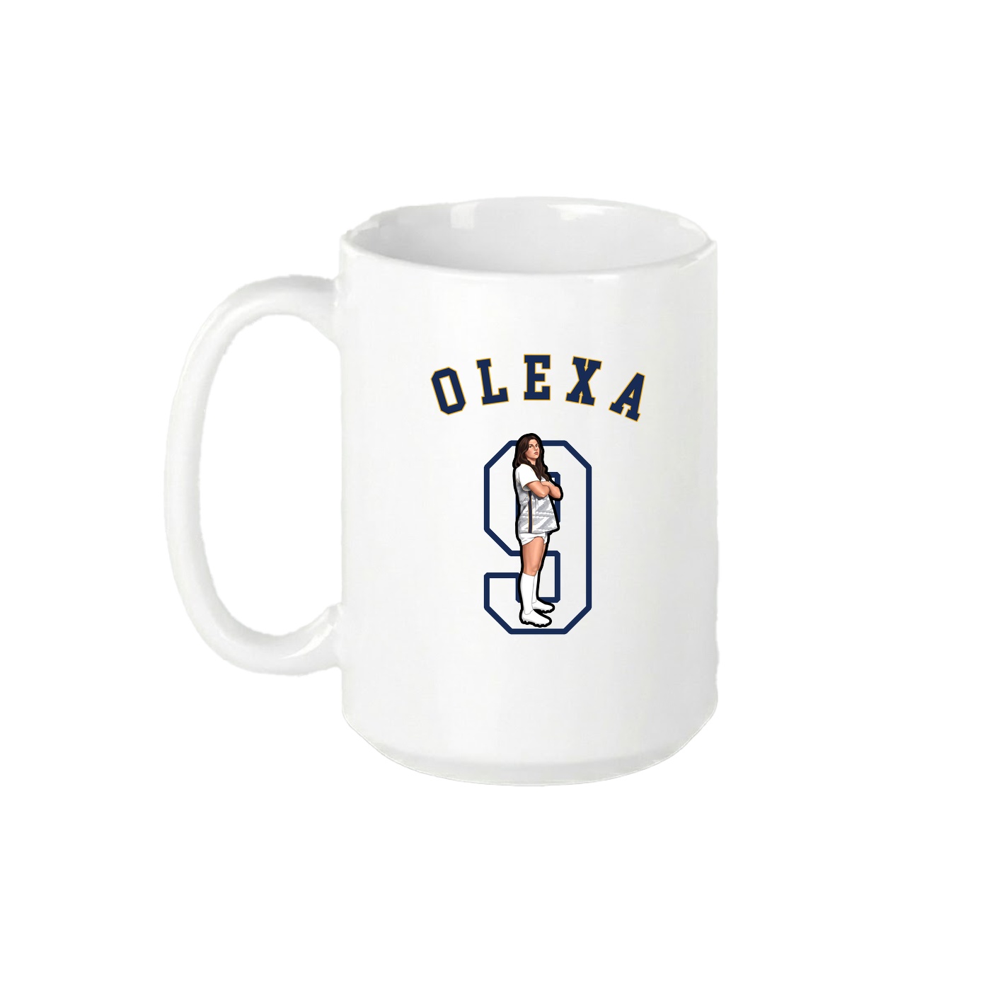 15oz Coffee Mug — Shirsey Arch in White