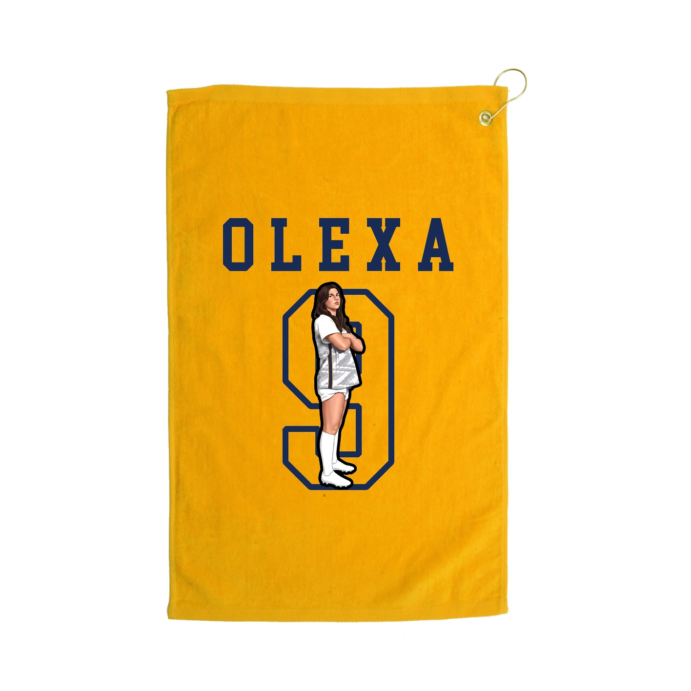 Golf Towel — Shirsey in Gold
