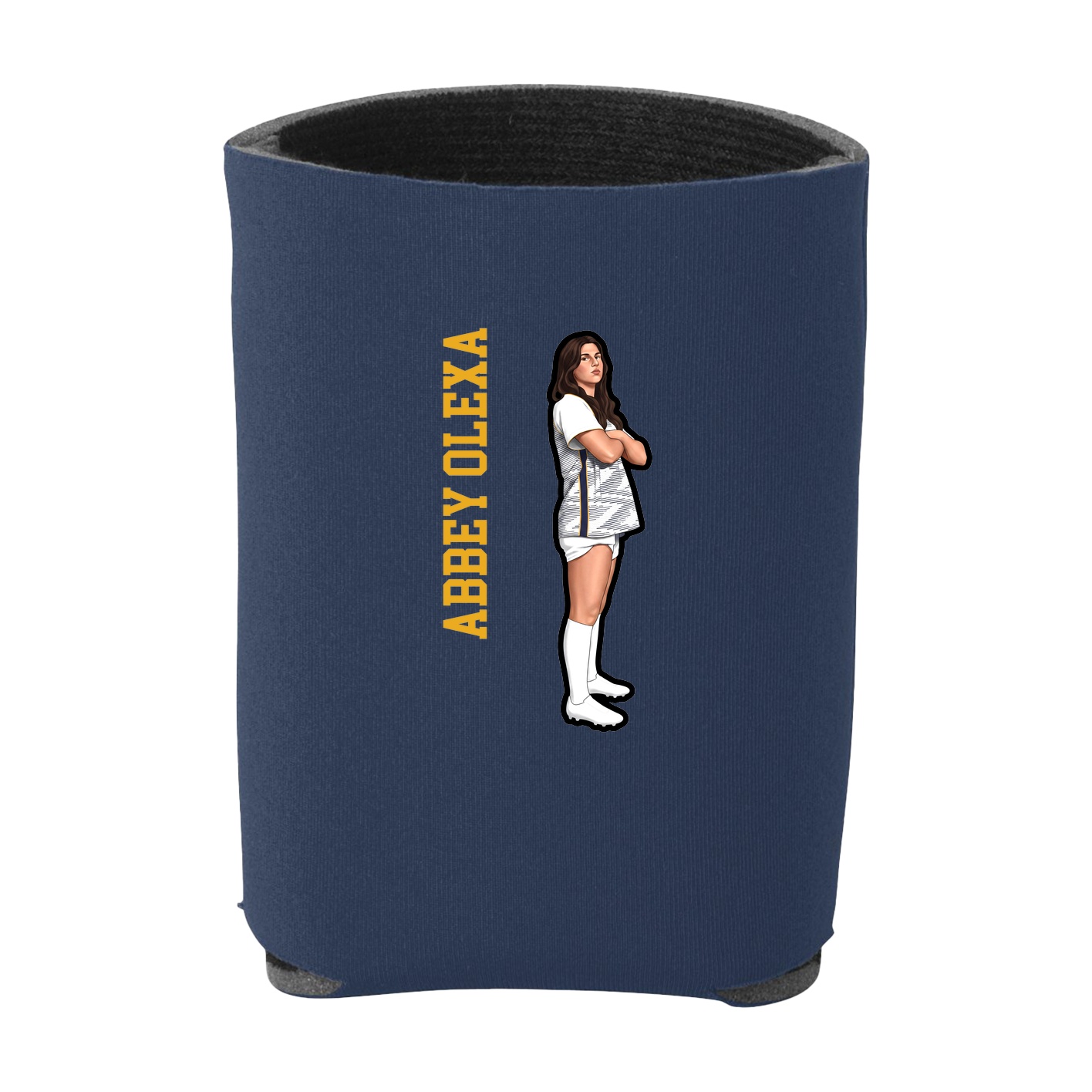 Can Holder — Name Vertical in Navy