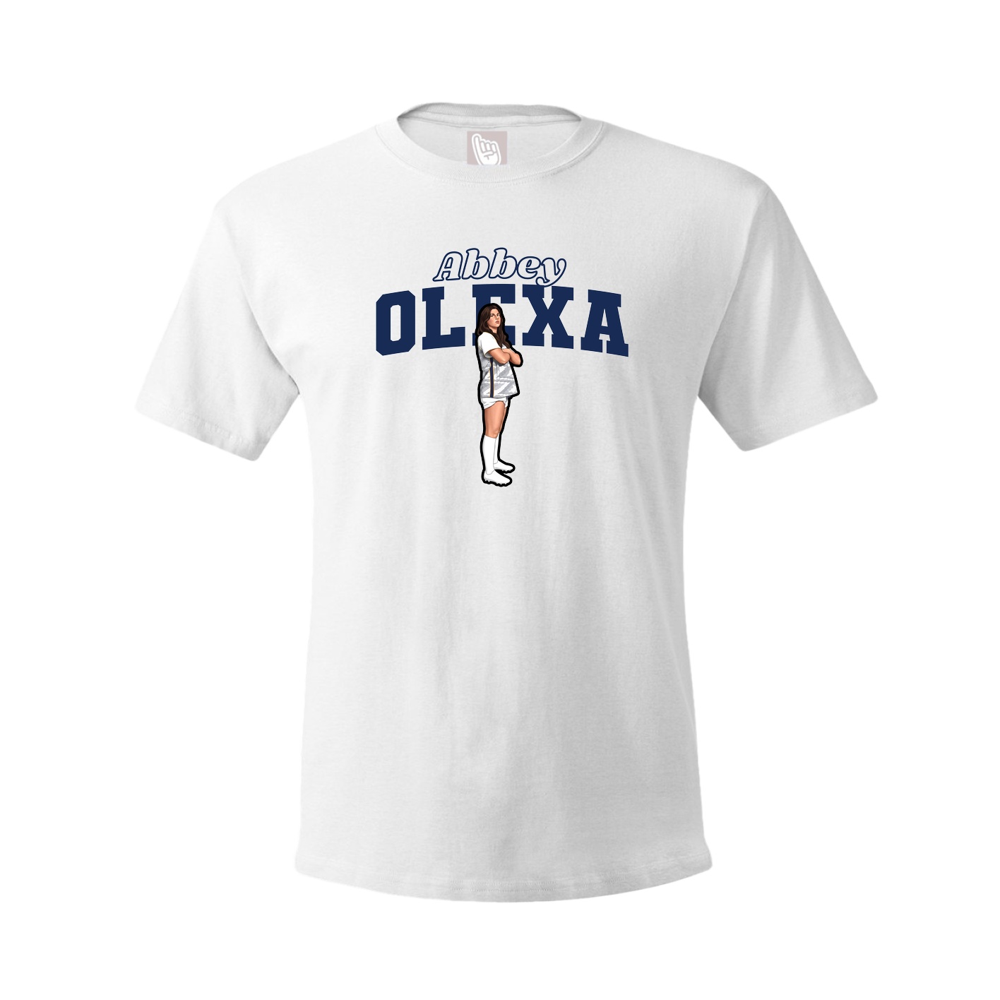 Tee — Name Arch in White