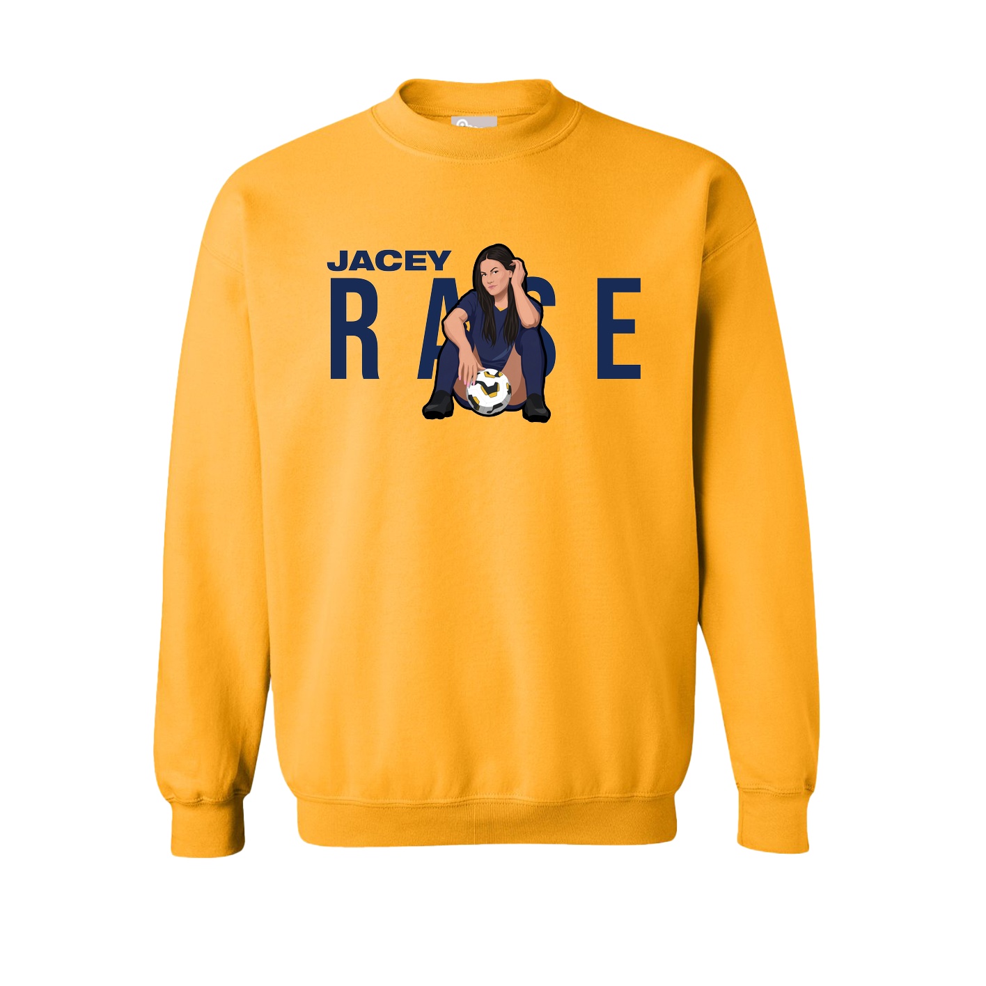 Fleece Crew — Player Name in Gold