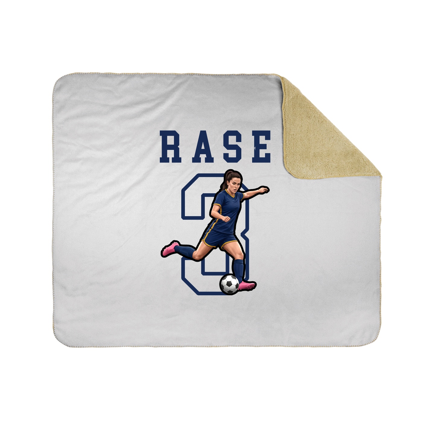 Throw Blanket — Shirsey in White