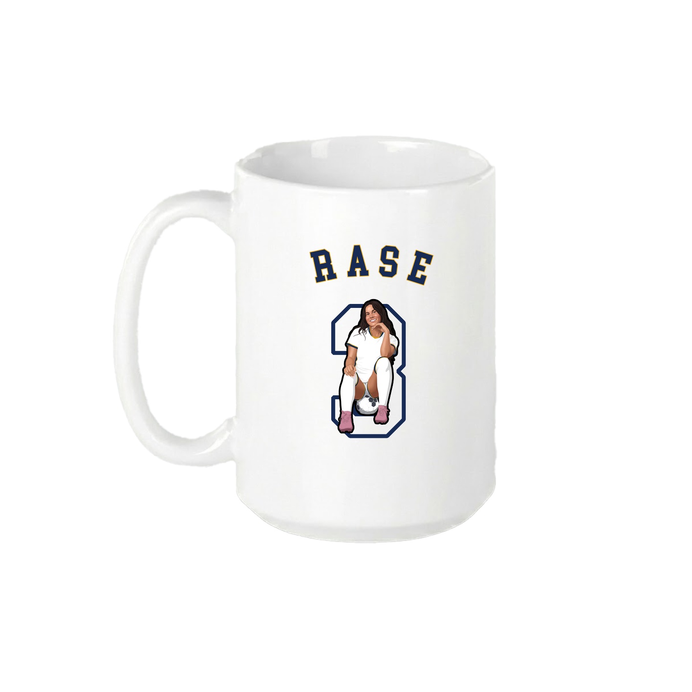 15oz Coffee Mug — Shirsey Arch in White