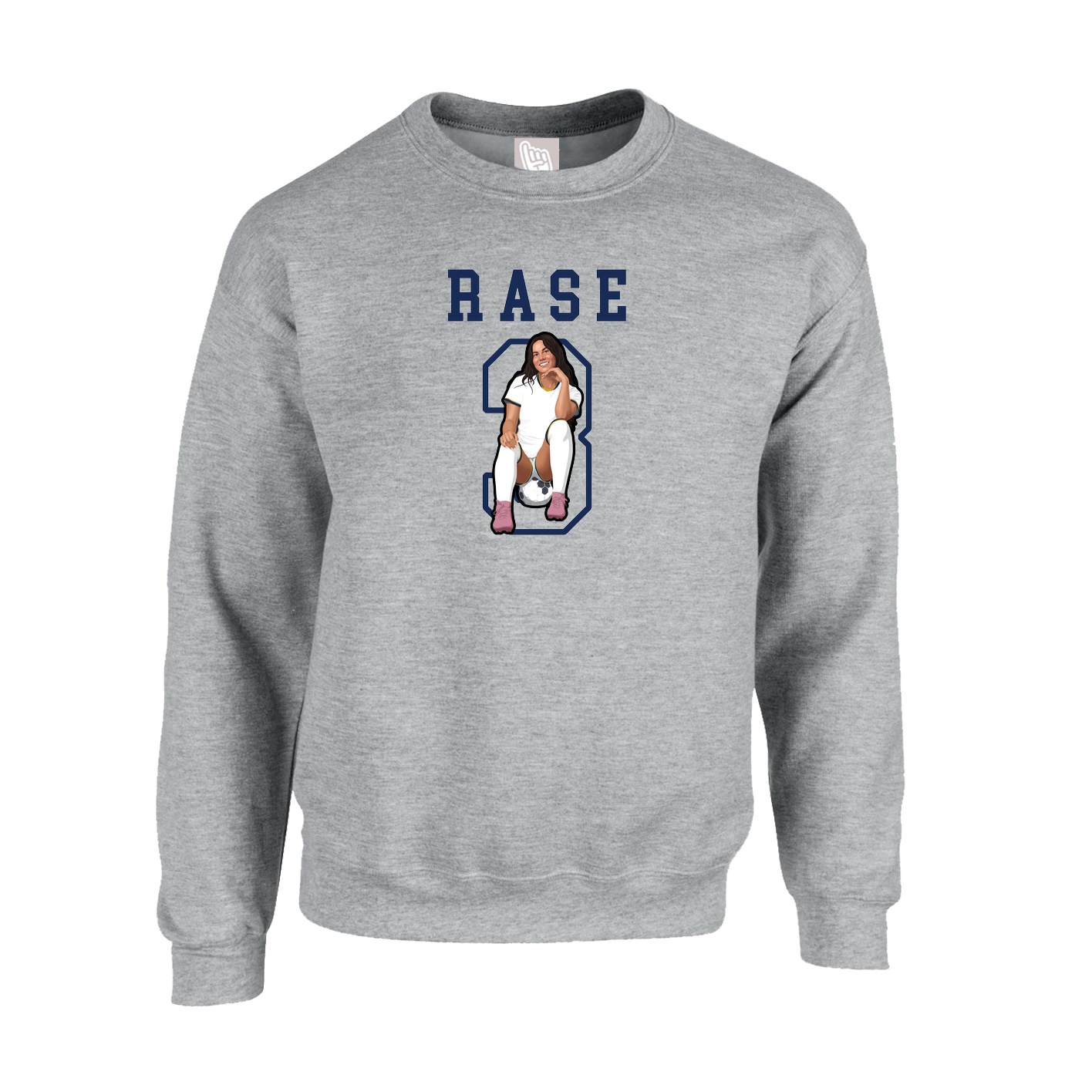 Fleece Crew — Shirsey in Grey