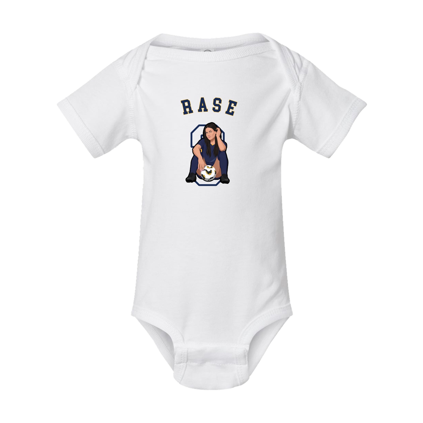 Baby Onesie — Shirsey Arch in White