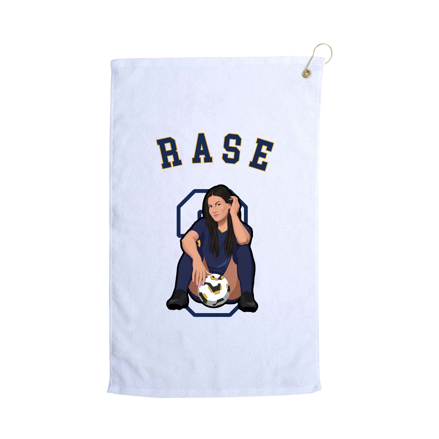 Golf Towel — Shirsey Arch in White