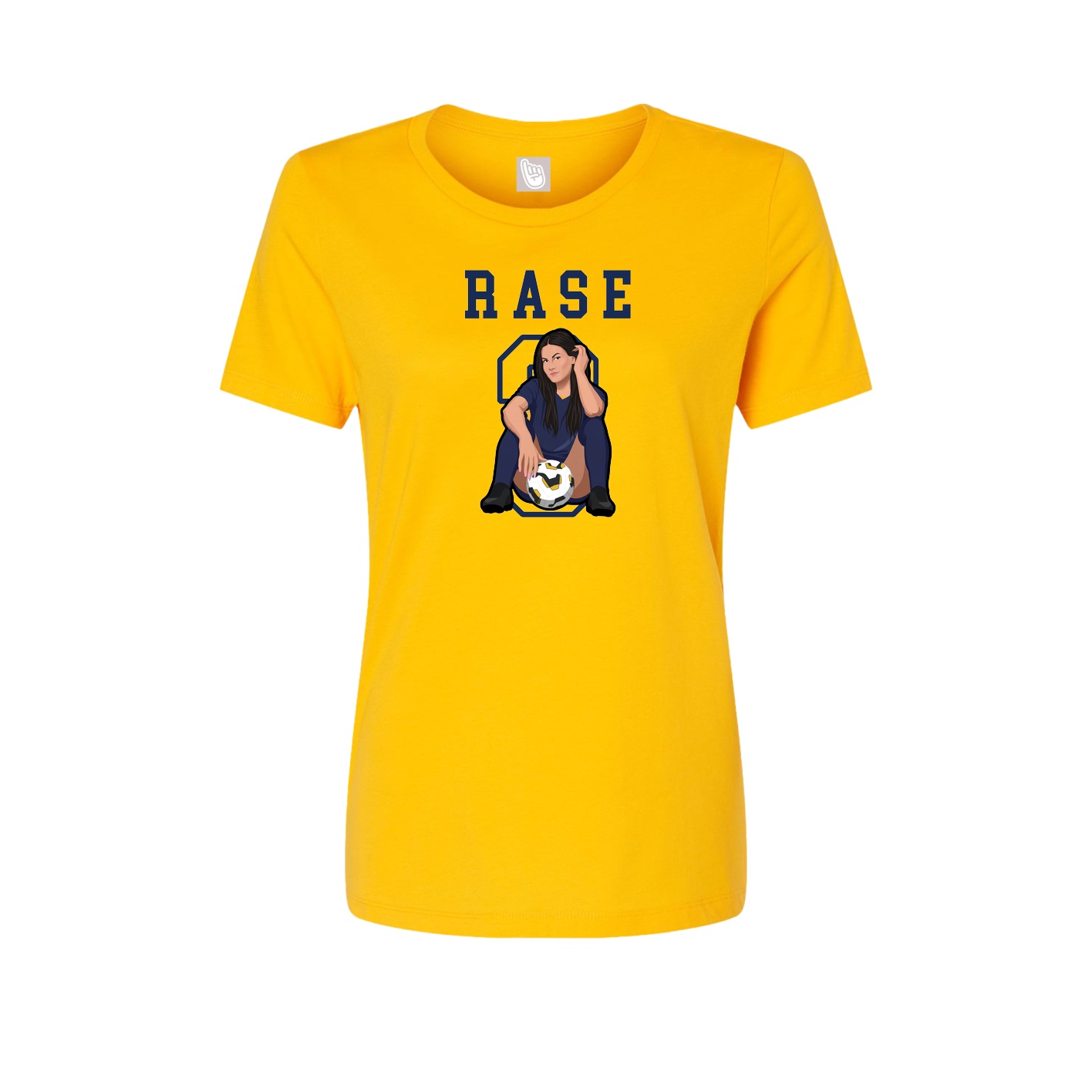 Fitted Women's Tee — Shirsey in Gold