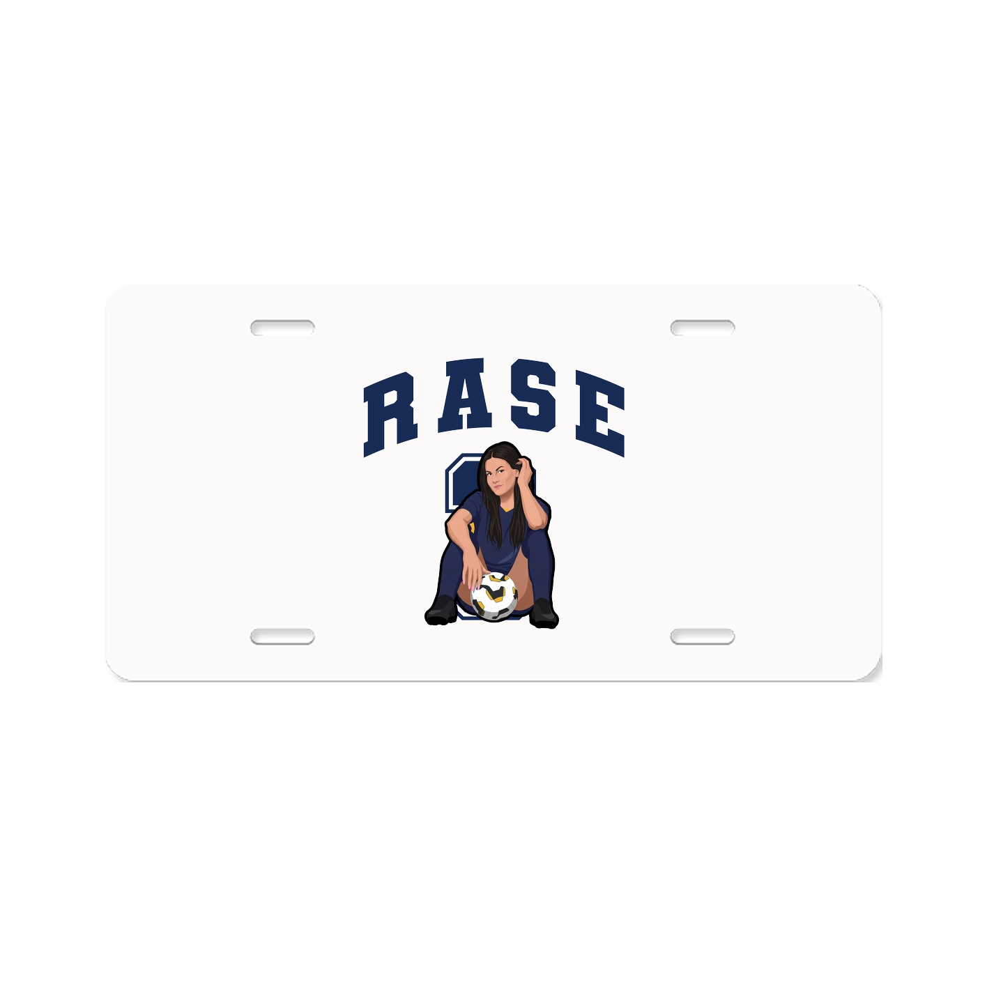 License Plate — Number in Classic