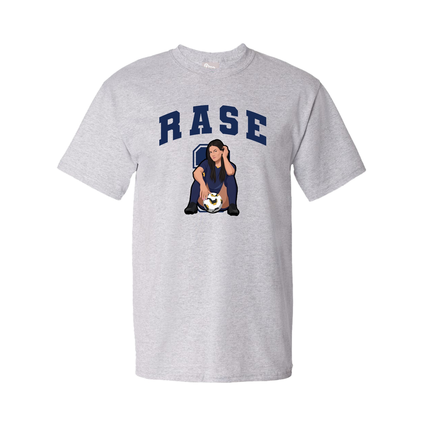 Youth Tee — Number in Grey