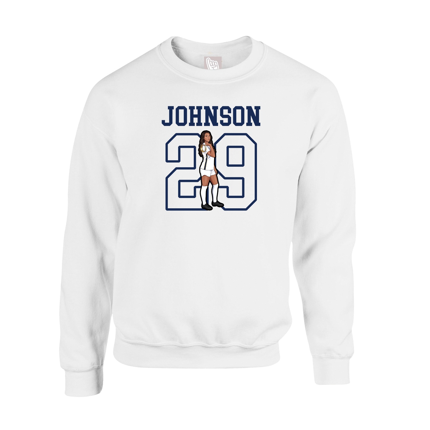 Fleece Crew — Shirsey in White