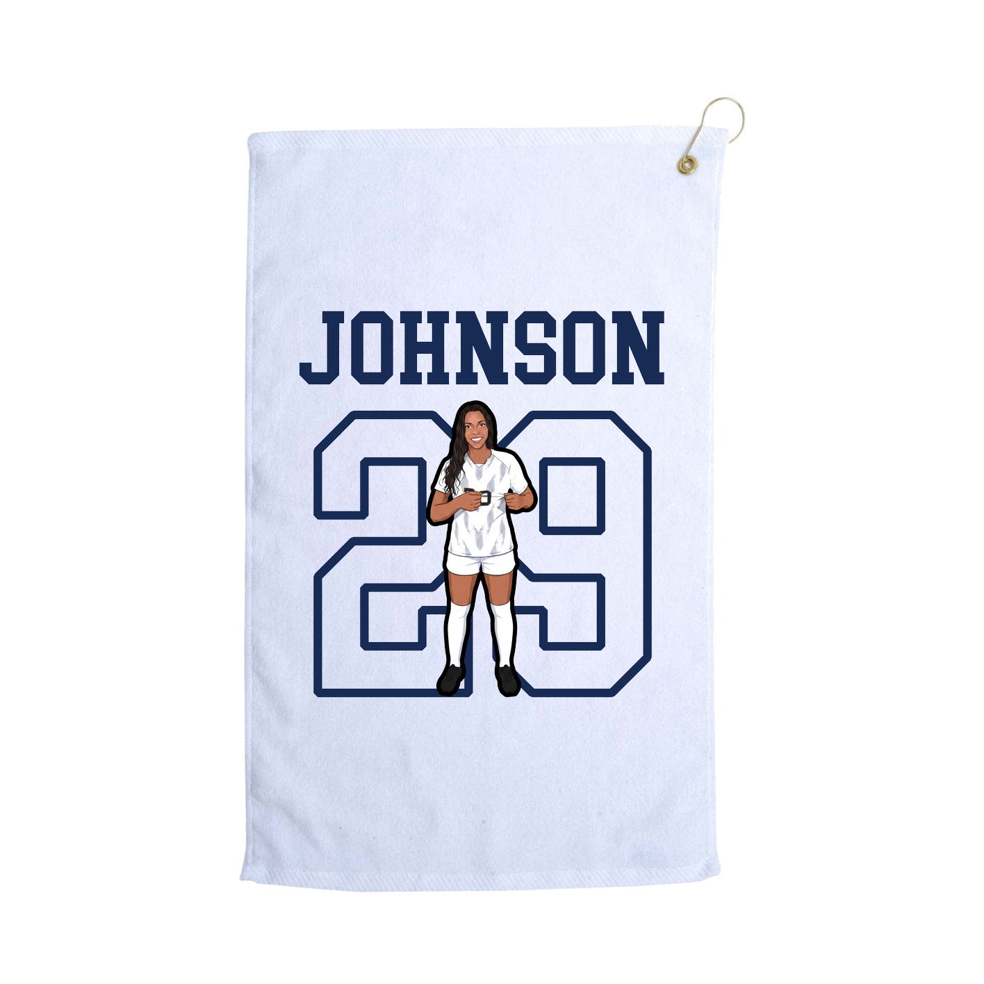 Golf Towel — Shirsey in White