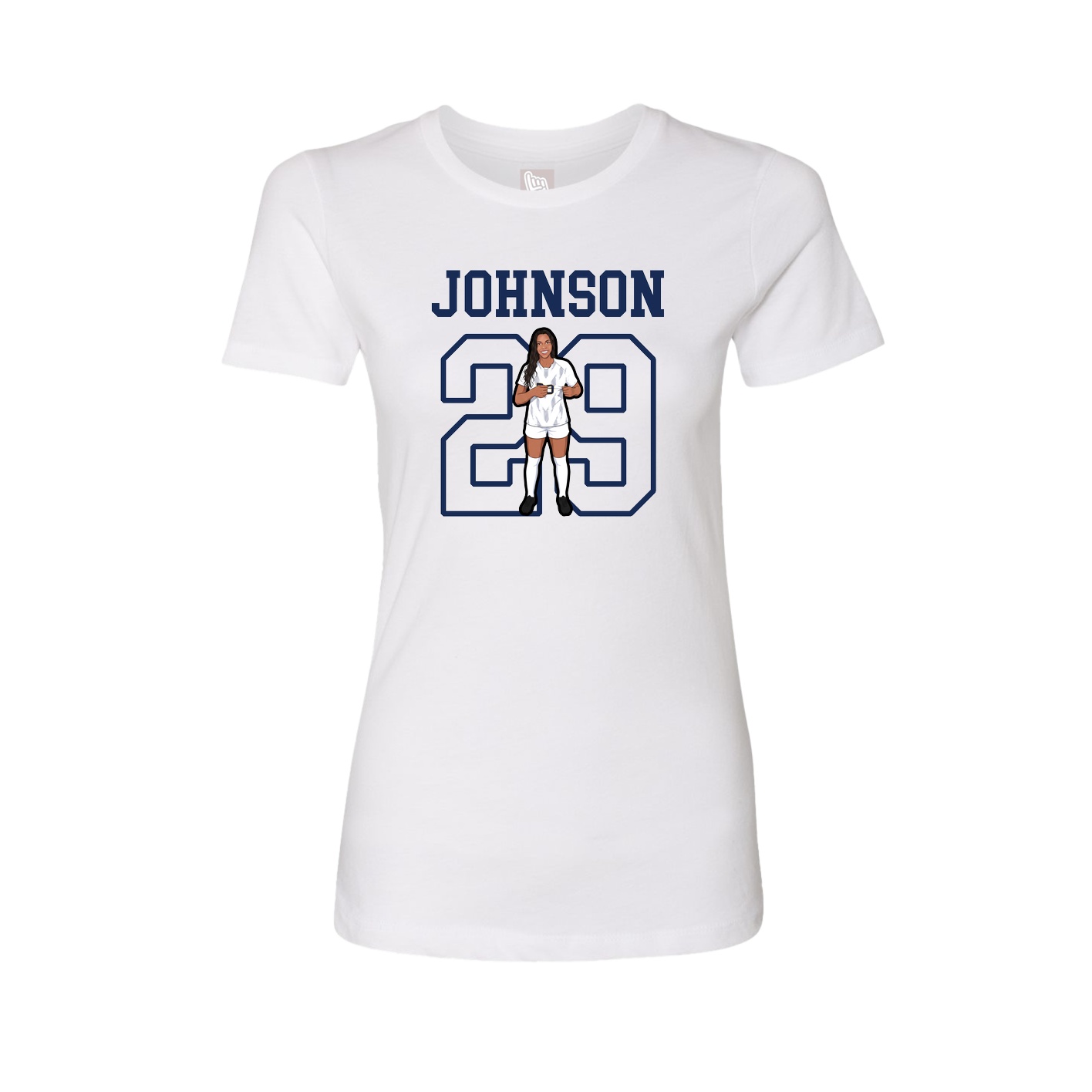 Fitted Women's Tee — Shirsey in White