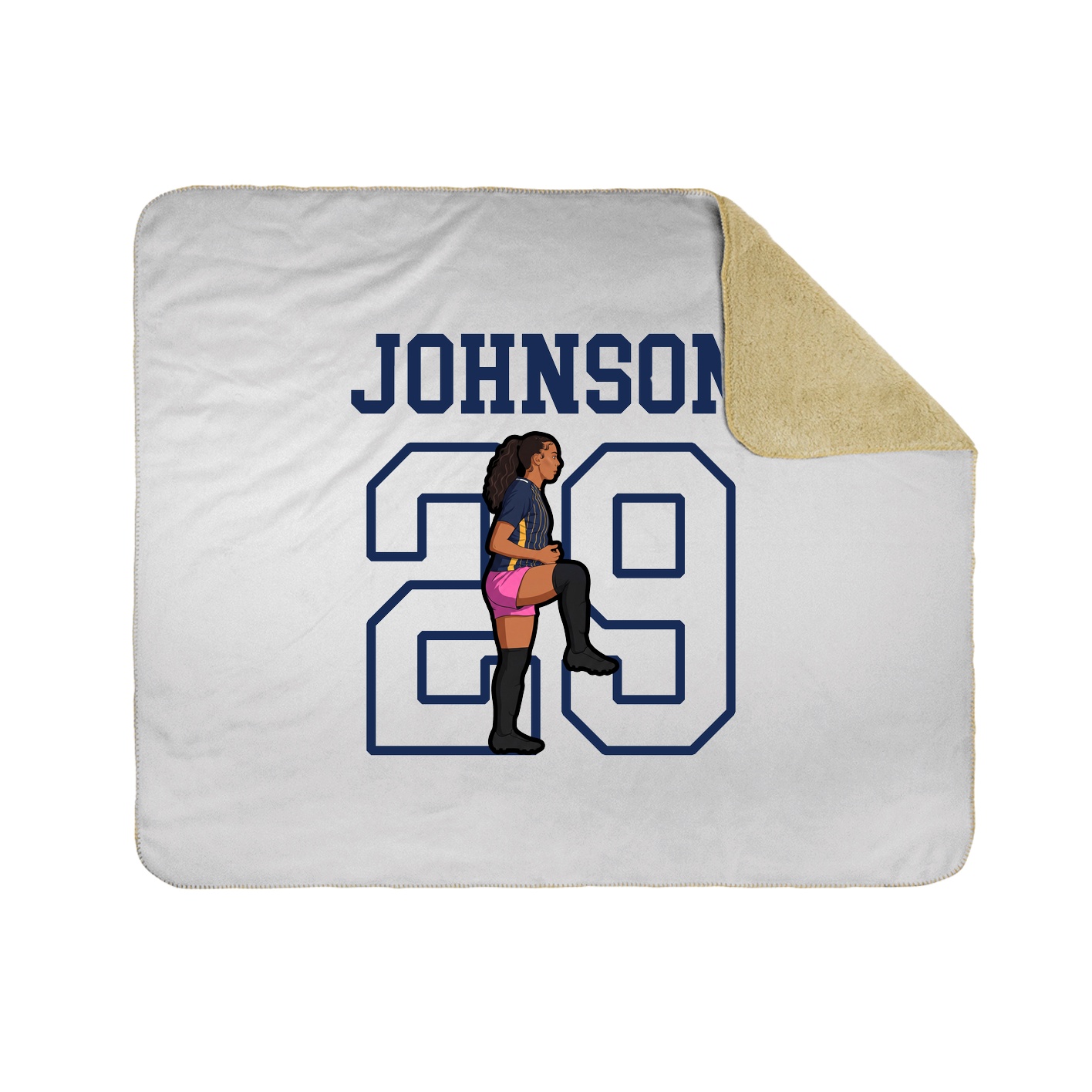 Throw Blanket — Shirsey in White