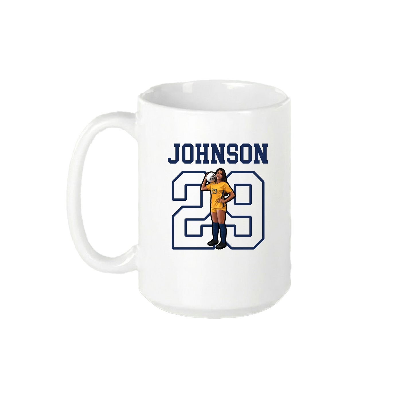 15oz Coffee Mug — Shirsey in White