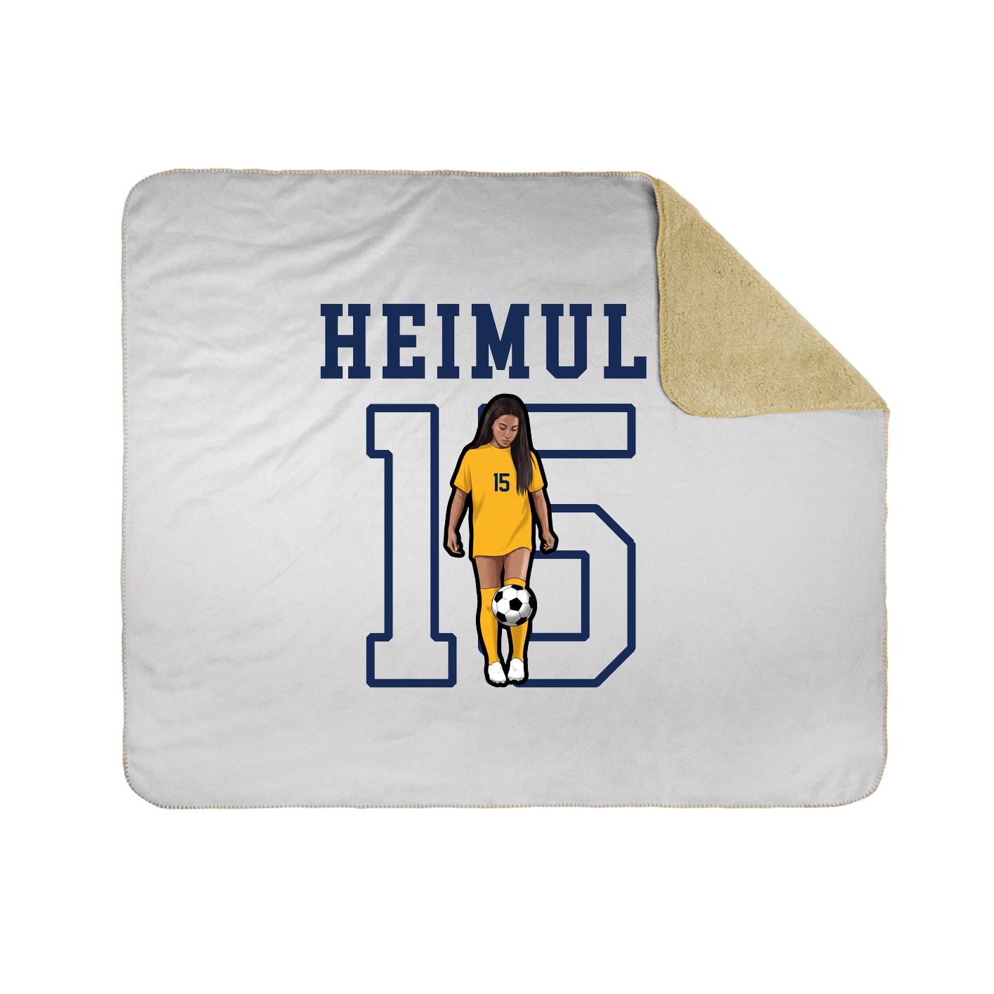 Throw Blanket — Shirsey in White