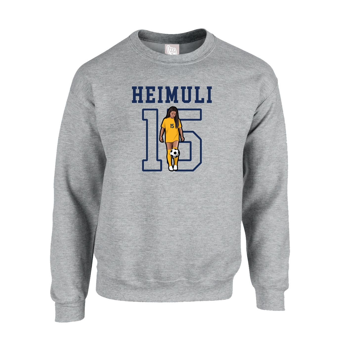Fleece Crew — Shirsey in Grey