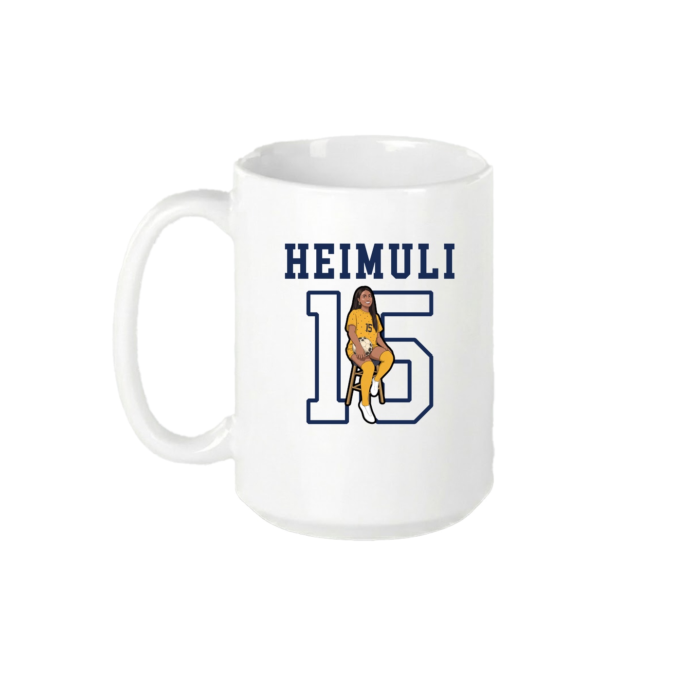 15oz Coffee Mug — Shirsey in White