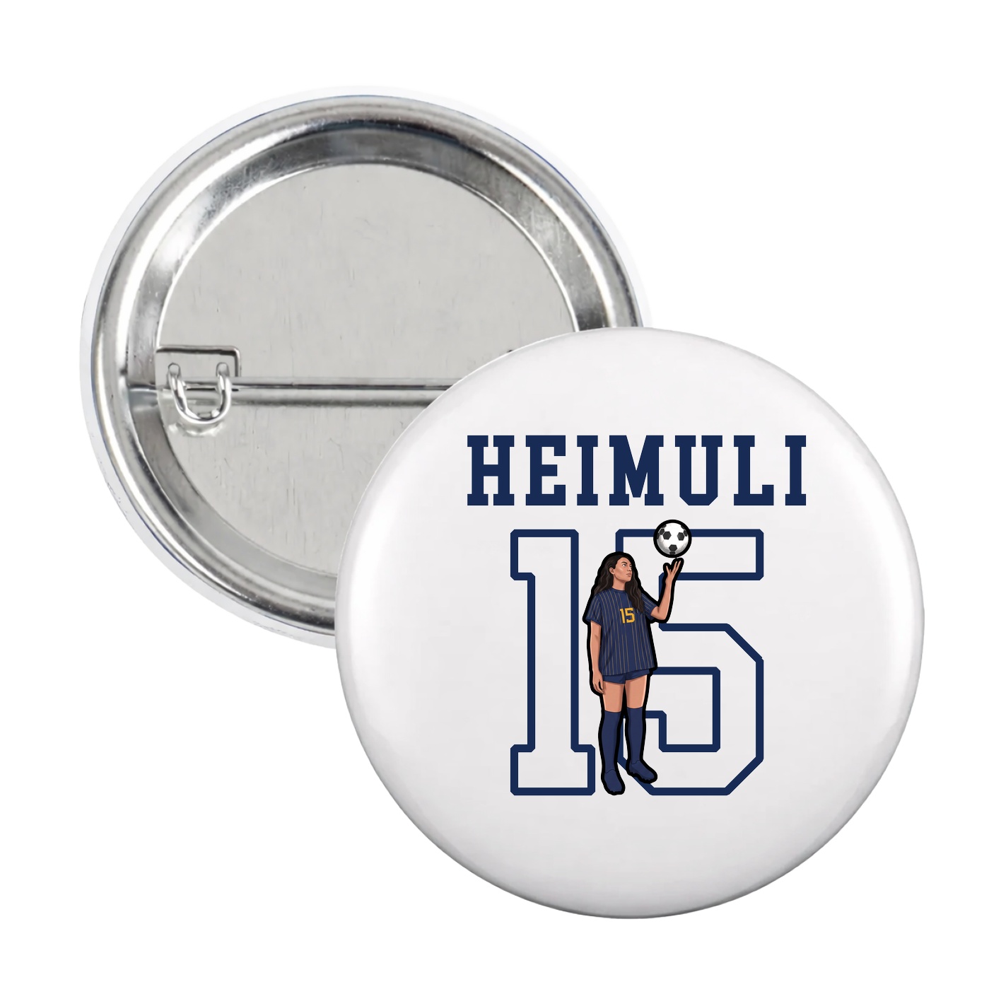 Game Day Button — Shirsey in White