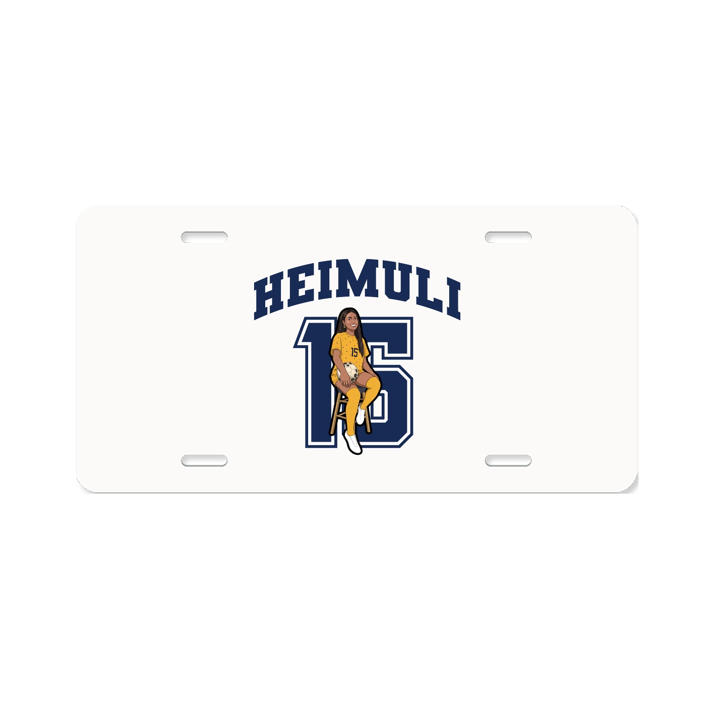 License Plate — Number in Classic
