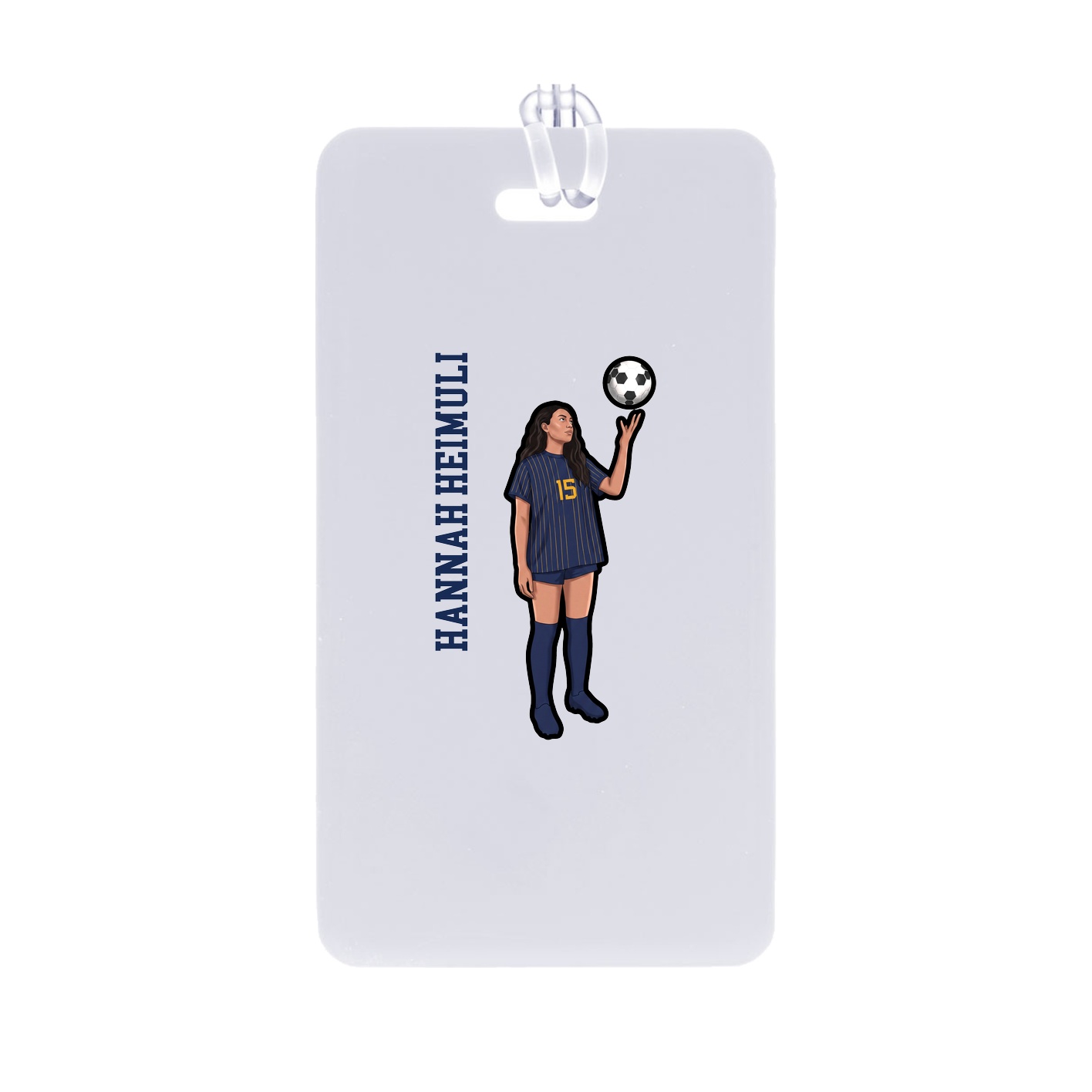 Bag Tag — Name Vertical in Classic