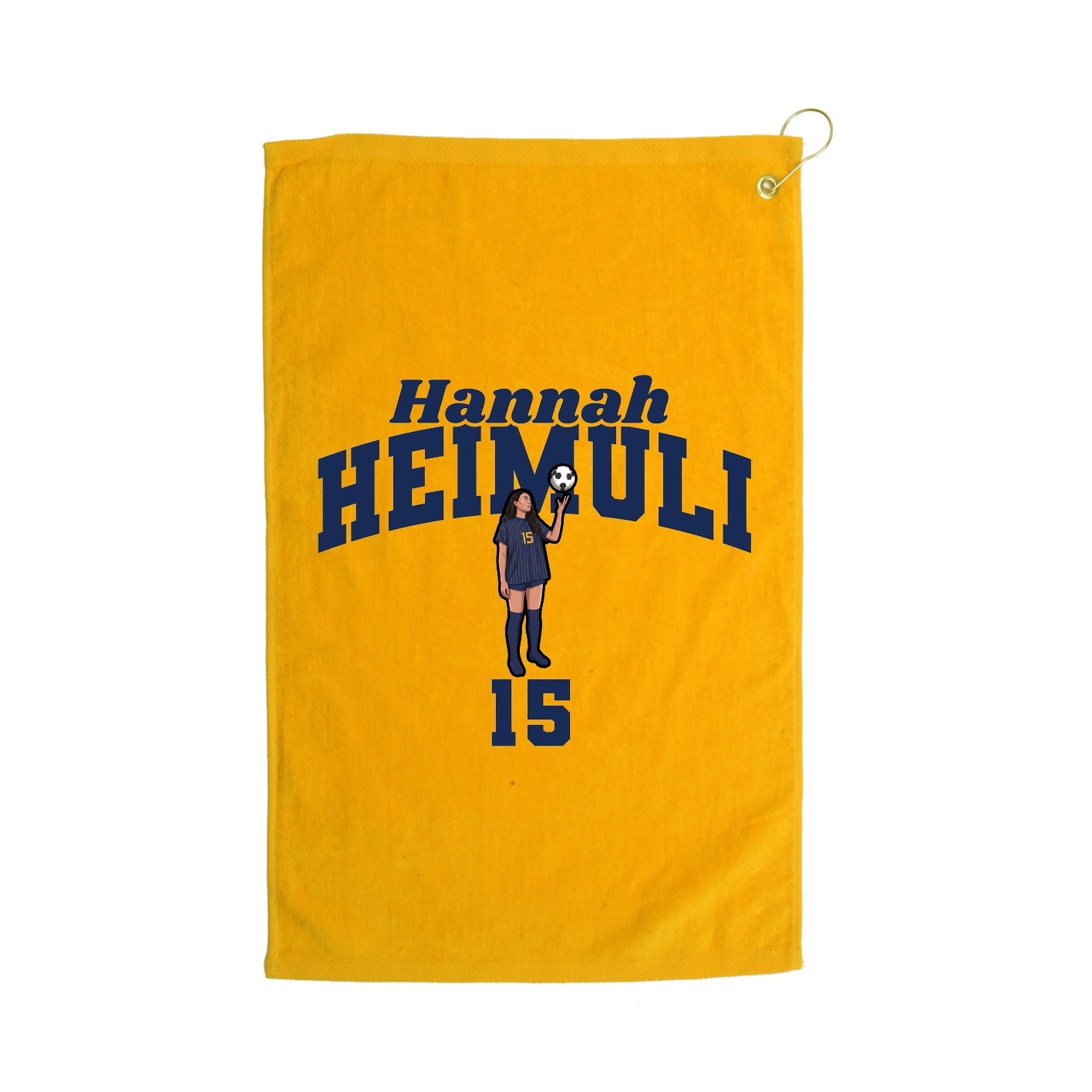 Golf Towel — Signature Arch in Gold