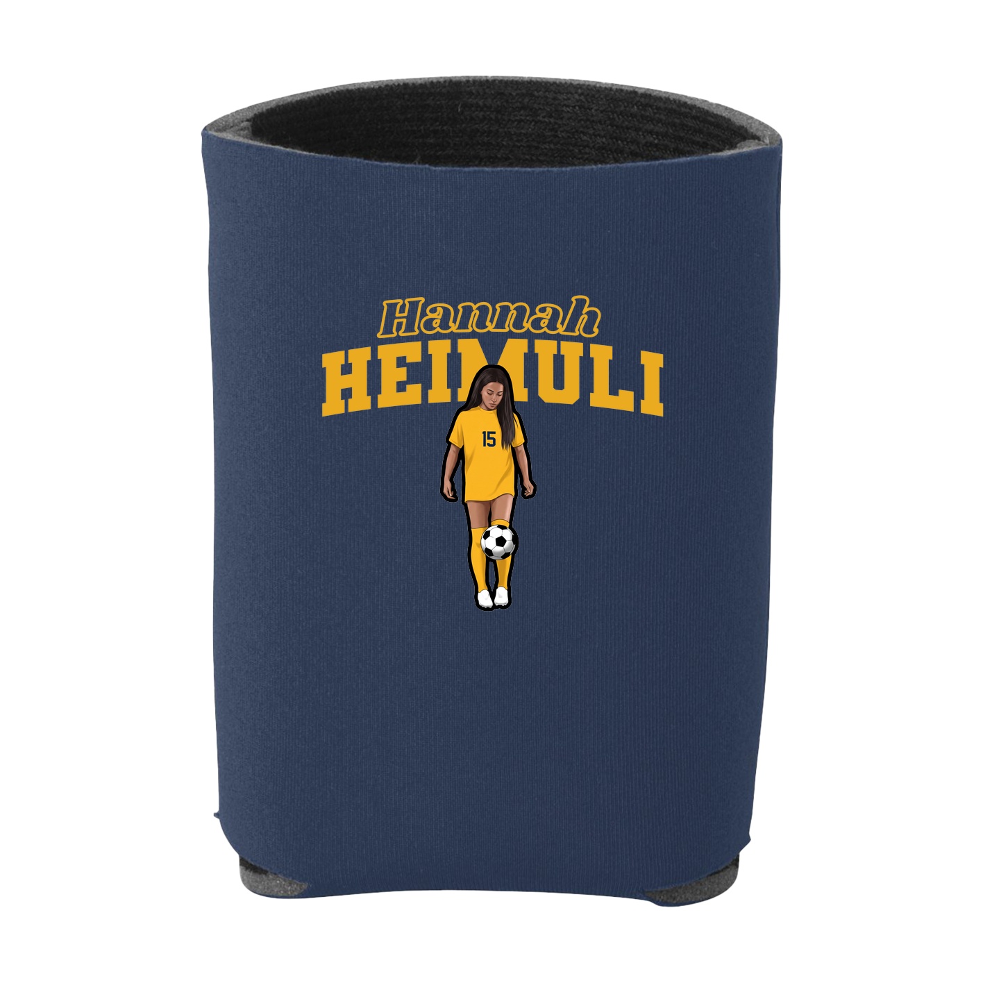 Can Holder — Name Arch in Navy