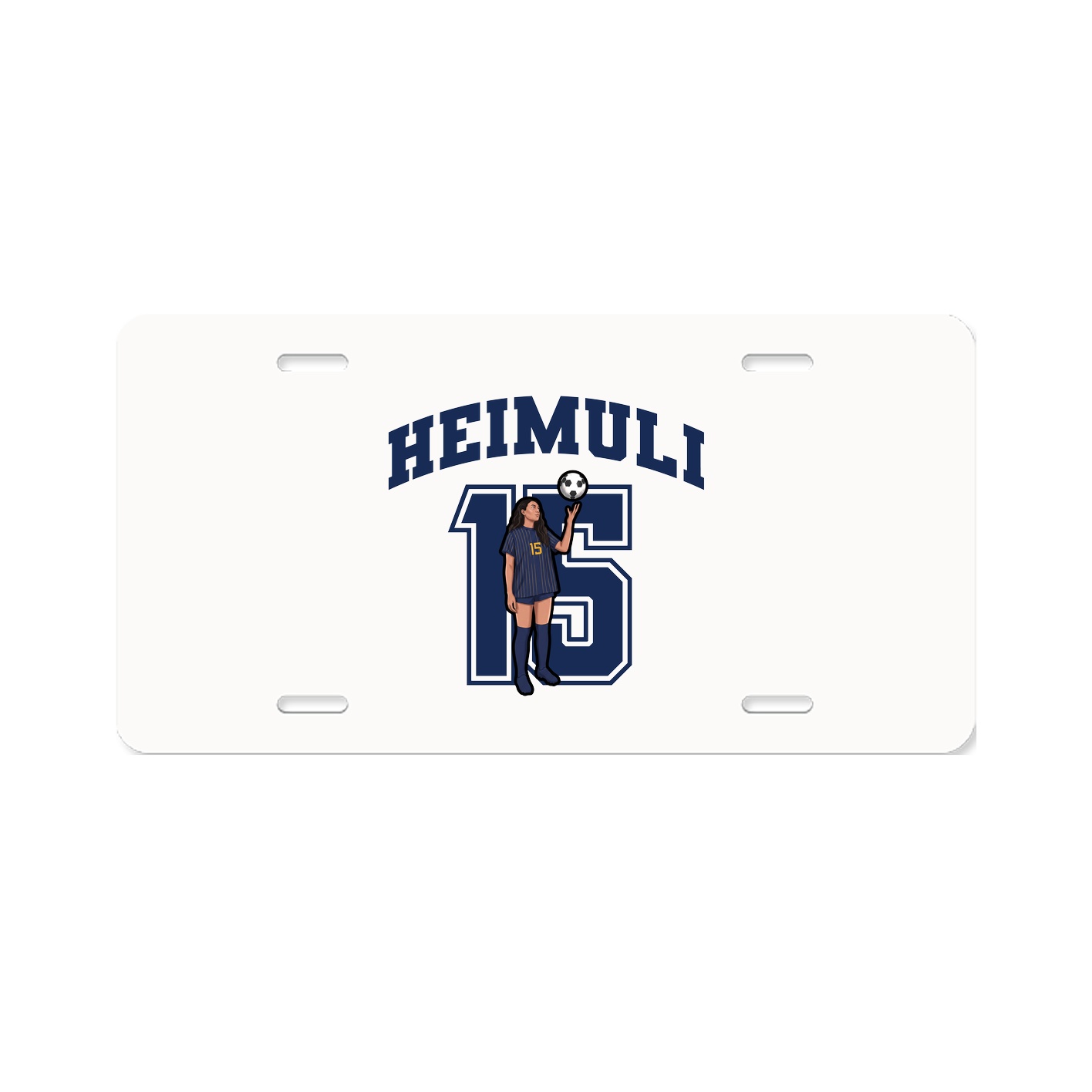 License Plate — Number in Classic