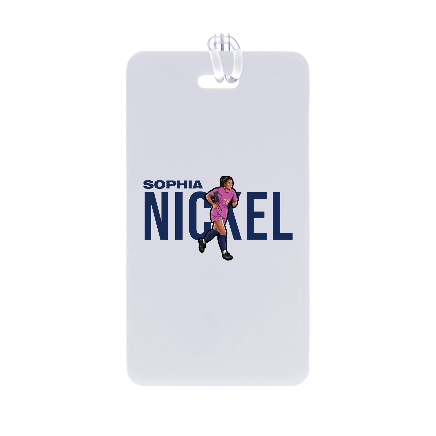 Bag Tag — Player Name in Classic