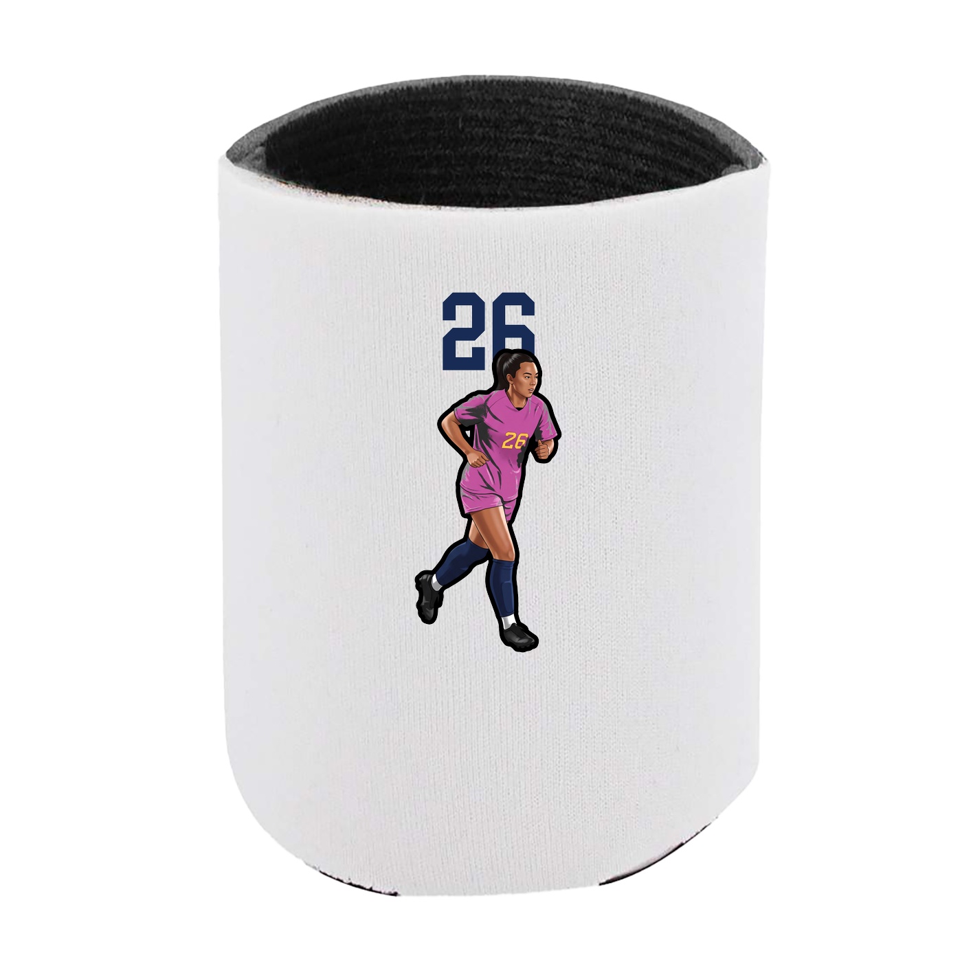 Can Holder — Number Top in White