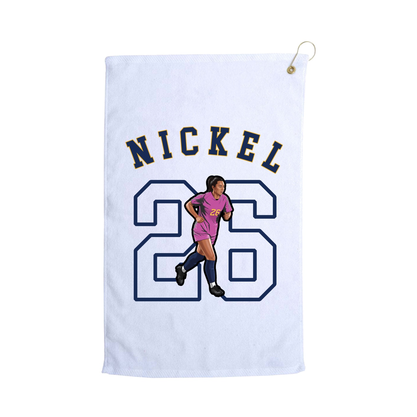 Golf Towel — Shirsey Arch in White