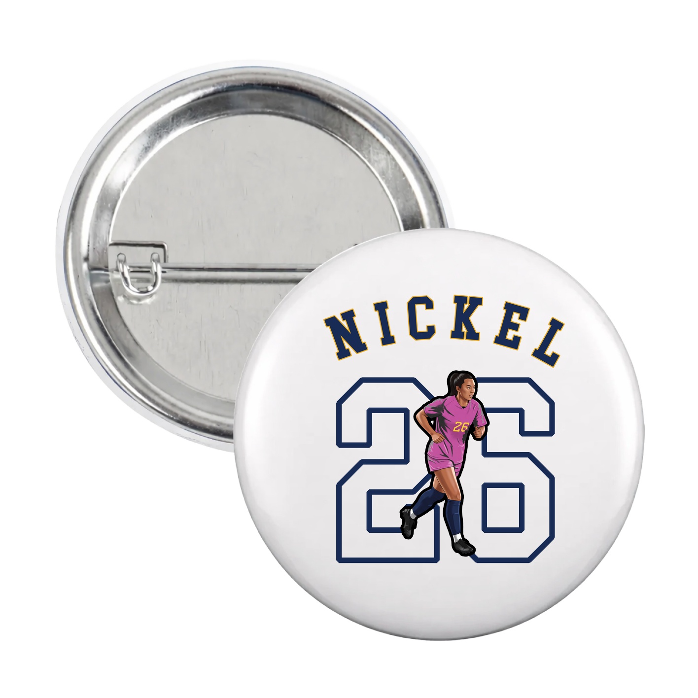 Game Day Button — Shirsey Arch in White