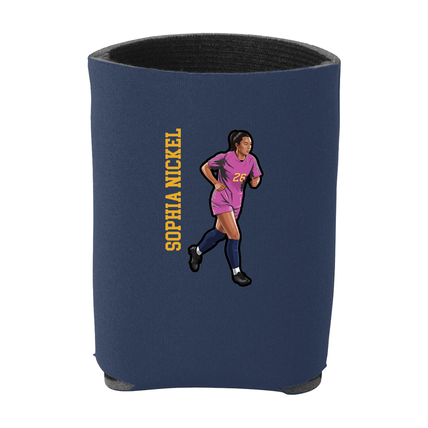 Can Holder — Name Vertical in Navy
