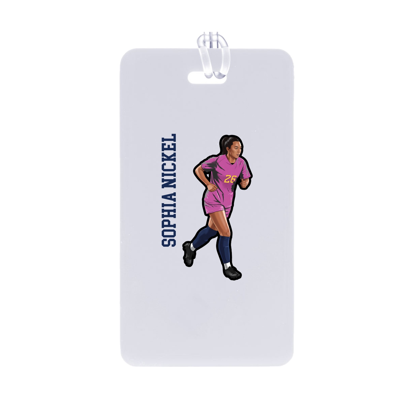 Bag Tag — Name Vertical in Classic
